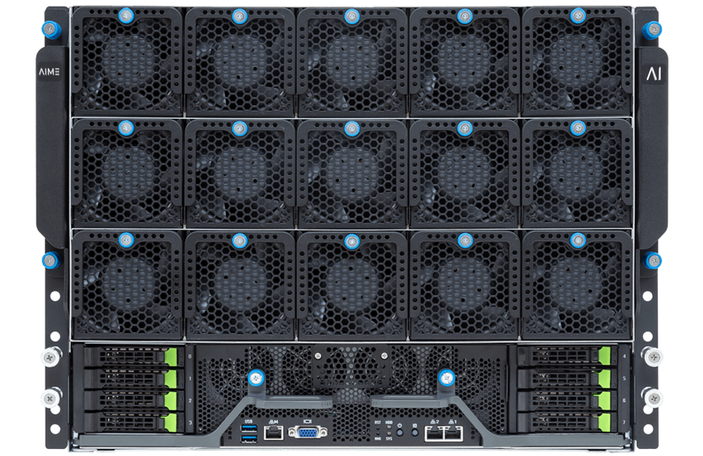 AIME GX8-B300 HGX Server front