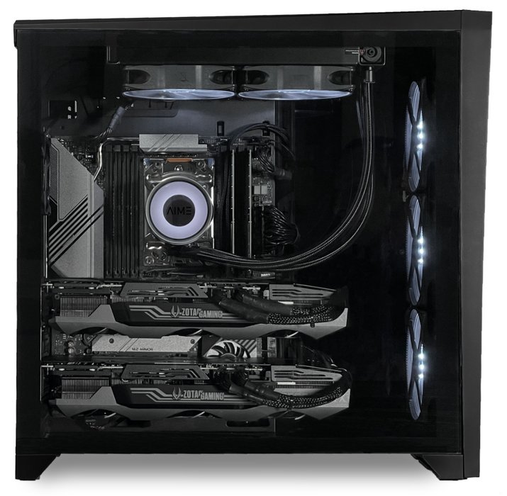 AIME T502 Workstation - side view