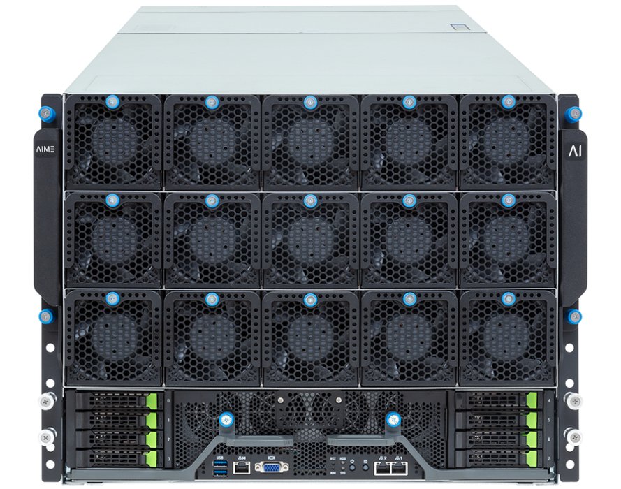AIME GX8-B200 HGX Server front