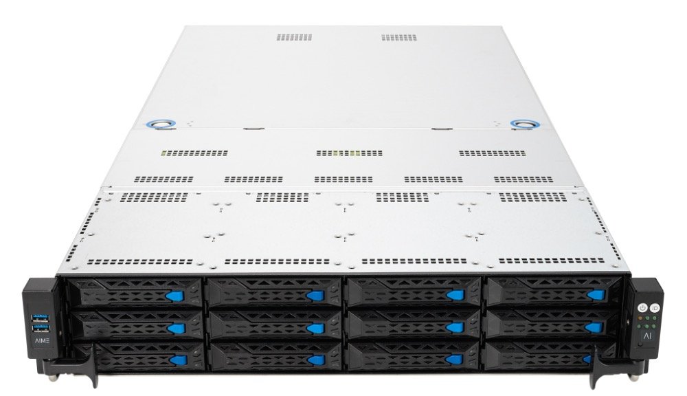 Front top AIME RS520H - Backup Storage Server