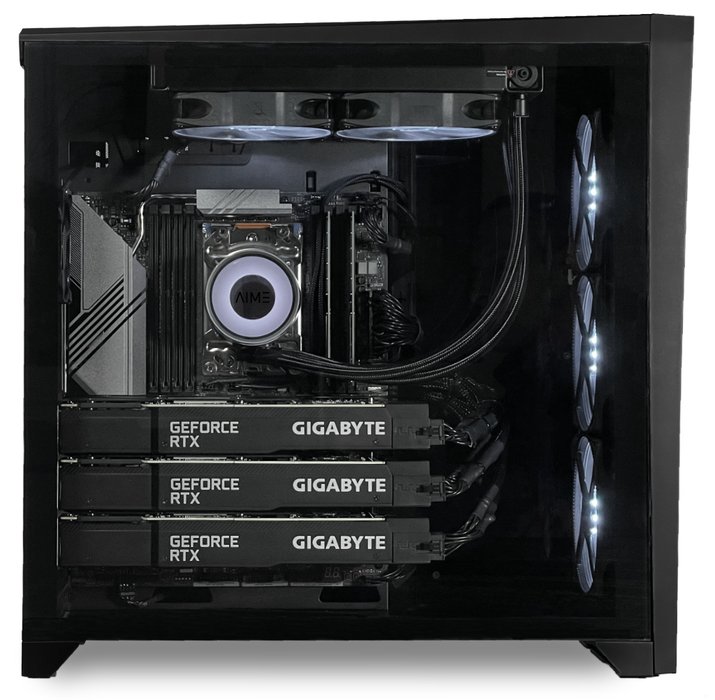 AIME T500 Worksation - side open