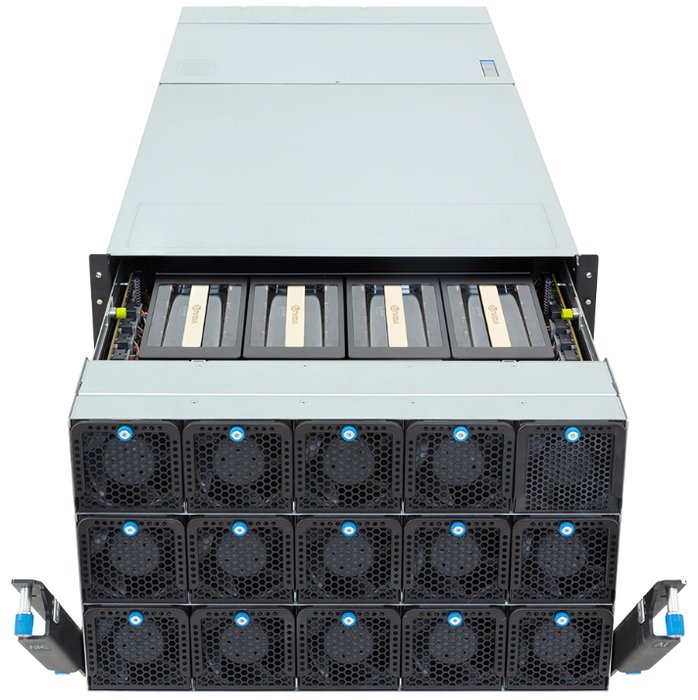 AIME GX8-B200 HGX Server front open
