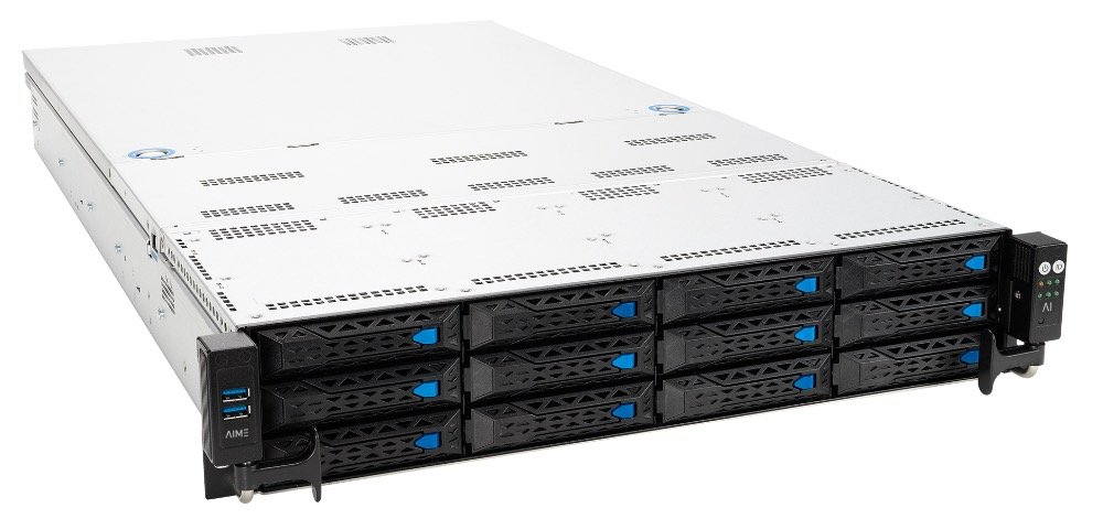 Front left AIME RS520H - Backup Storage Server