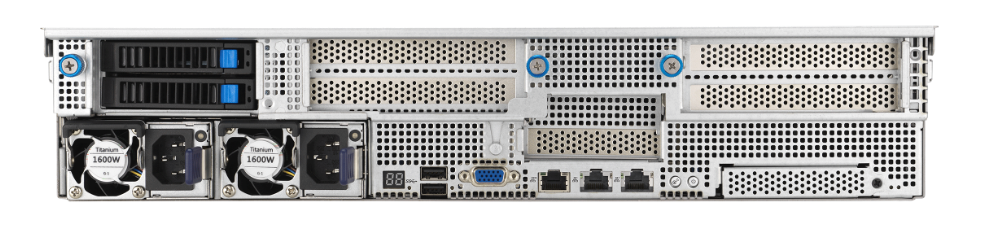Back AIME RS525 - GPU Rack Server