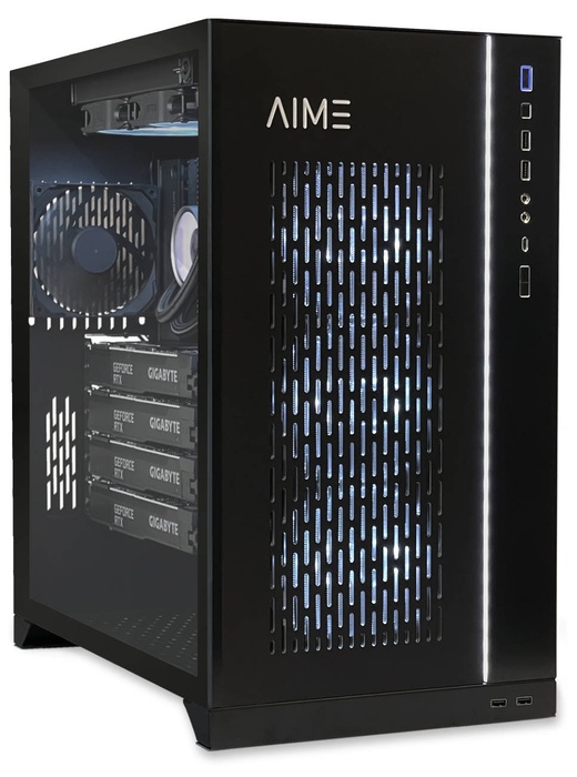 AIME T600 multi GPU Workstation