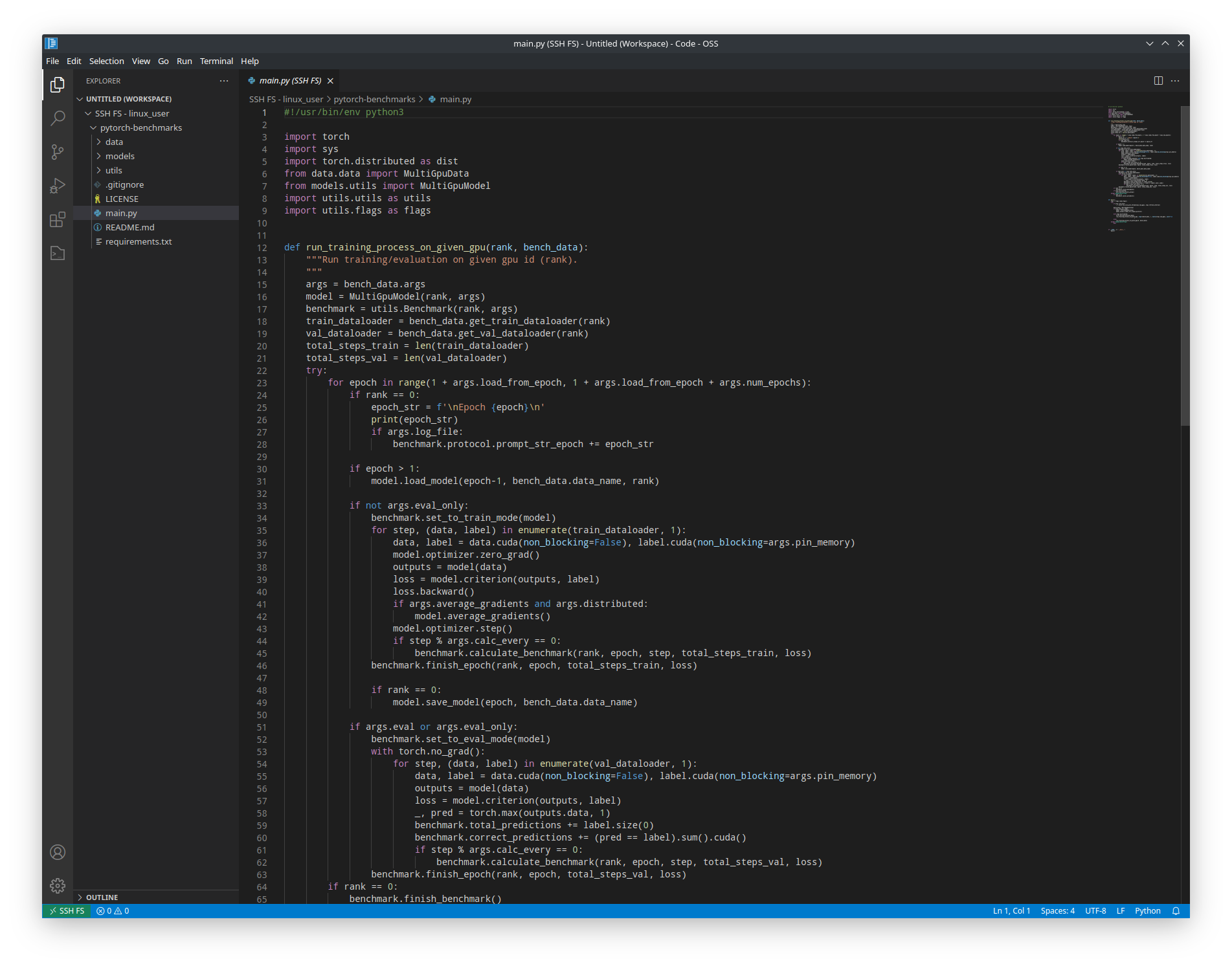 Convenient PyTorch and Tensorflow development on AIME GPU Servers